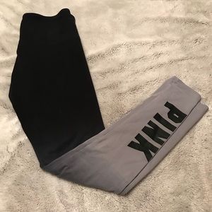 PINK ombré yoga leggings